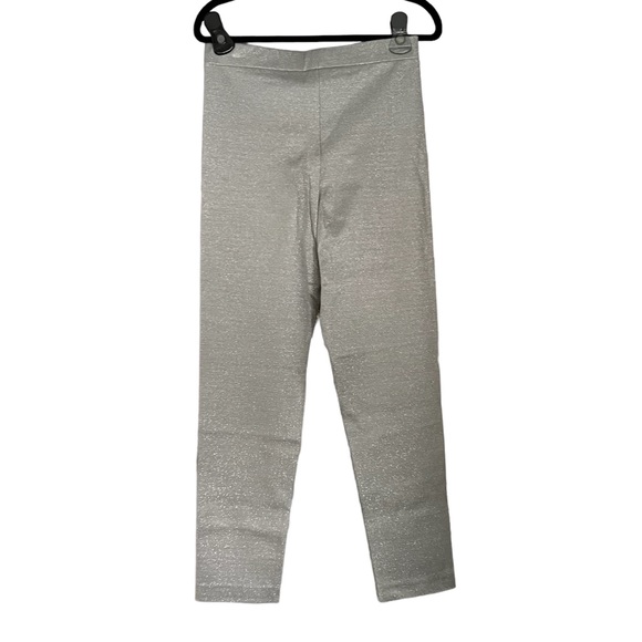 Leggiadro | Silver Sparkly Pants | Size 10 | NWOT - Picture 3 of 4